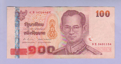 Thaimaa 100 Bath v.2005-12 P-114