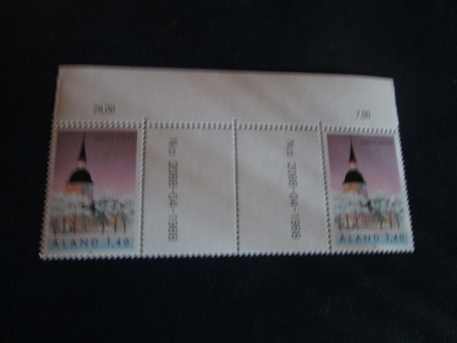 1988 välilöpari Jomalan kirkko 1,40 mk postituore