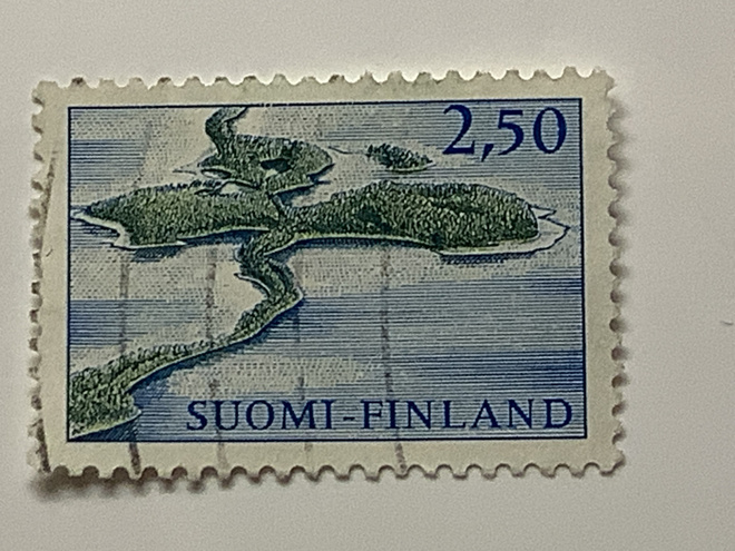 622 / 1967 M63 Punkaharju 2,50 mk o leimattu