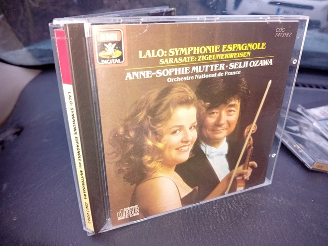 CD Anne-Sophie Mutter & Seiji Ozawa : Symphonie Espagnole