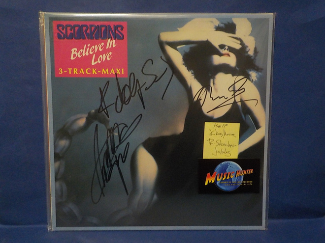 SCORPIONS - BELIEVE IN LOVE M-/M- + NIMMARIT 12" MAXI LP