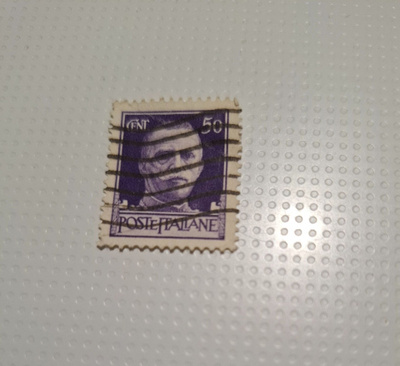 Postimerkki 50 cent 1920 -luvulta, Italia