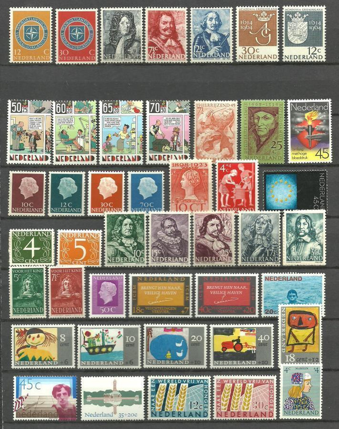 ALANKOMAAT Hollanti suuri levyllinen postituoreita **
