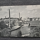 Tampere, tehdasnäkymä Tammerkosken partaalta, kulk 1965 - pikkukuva 1