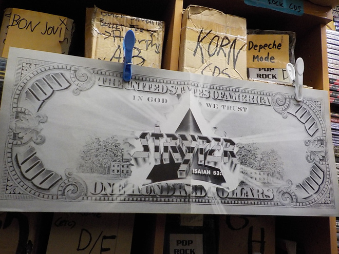 STRYPER ONE HUNDRED DOLLARS POSTERI / JULISTE