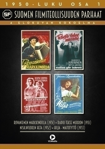 Suomen Filmiteollisuuden parhaat 50-luku osa 1 (4xDVD)