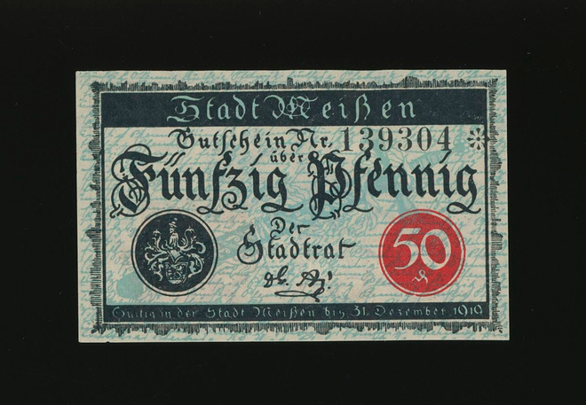 Saksa Notgeld 50 Pfennig, Meissen