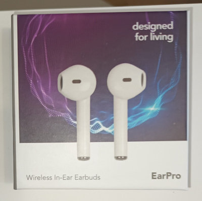 Langattomat kuulokkeet EarPro T46070A2, uudet, 4 kuvaa