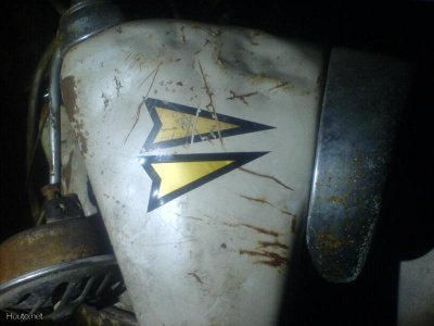 Husqvarna lampunkopan kultaiset nuolet vm. 1959?-1964?