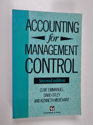 Clive Emmanuel : Accounting for management control