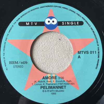 Pelimannet :  Amore  -  7"