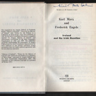 Marx and Engels On Ireland, Progress Press 1971, skp., K3 - pikkukuva 4
