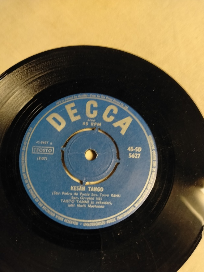 taisto tammi kesän tango / tango illalla