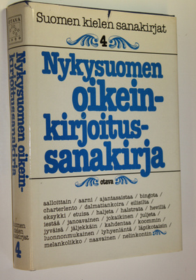 Rauni (toim.) Vornanen : Suomen kielen sanakirjat 4, Nyky...