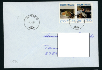 FDC 1991 Pro Filatelia Tampere-leima