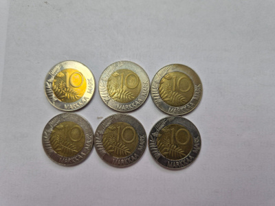 Suomi	eri vuosia	 10 markkaa  (14346)