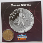 Paavo Nurmi, Amsterdam 1928 + esite, 1 dollari, uusi, 3 kuv. - pikkukuva 2