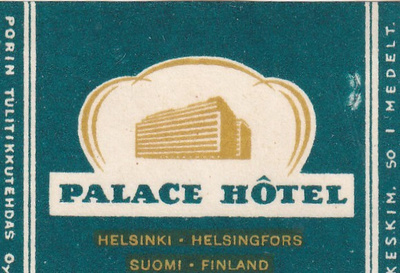 Helsinki , Palace Hotel  4/11