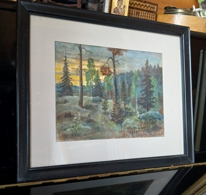 V Helomaa , metsämaisema  , 1933
