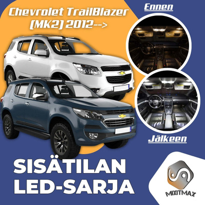 Chevrolet TrailBlazer (MK2) Sisätilan LED-sarja 