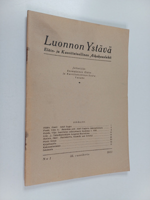 Luonnon ystävä 1/1931