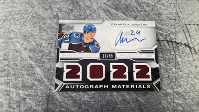 Oskar Olausson 2022-23 Premier Autograph Materials /99
