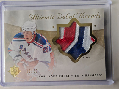 Lauri Korpikoski 2008-09 Ultimate Debut Threads /50