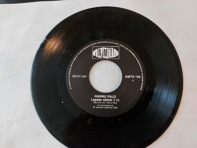 HANNU PALO - LAPSEN SILMIN 7 " Single