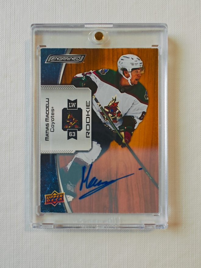 Matias Maccelli - 22-23 Engrained Oak Autograph Rookies