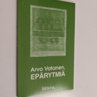 Arvo Vatanen : Epärytmiä : runoja - pikkukuva 1