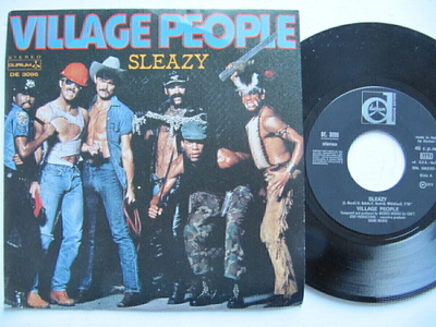 Village People Sleazy 7" sinkku Italialainen