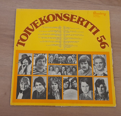 TOIVEKONSERTTI 56 SFLP 9554 1974 Suomi