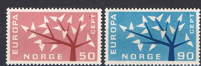 Norja 1962 - Europa CEPT  ++