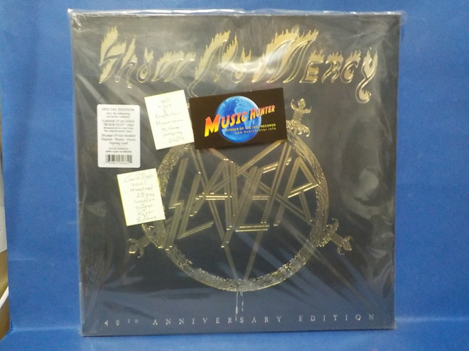 SLAYER - SHOW NO MERCY UUSI 40TH ANNIVERSARY EDIT 2024 LP