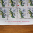 Postimerkkiarkki Tuberkuloosi 1983 Kukkia - 1,20 + 0,25m - pikkukuva 2