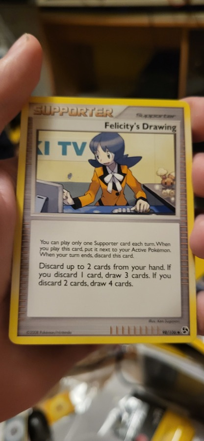 Felicity's Drawing #98 Pokemon Great Encounters card
