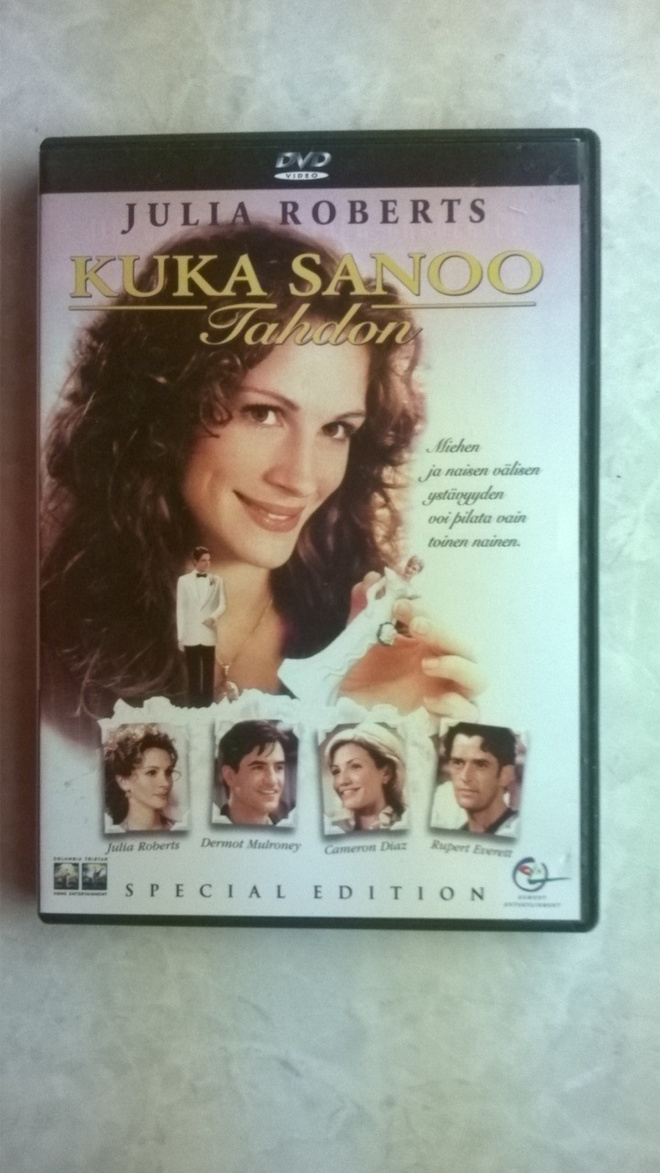 My Best Friend's Wedding - Kuka Sanoo Tahdon DVD