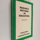 Louis Cohen : Research methods in education - pikkukuva 1