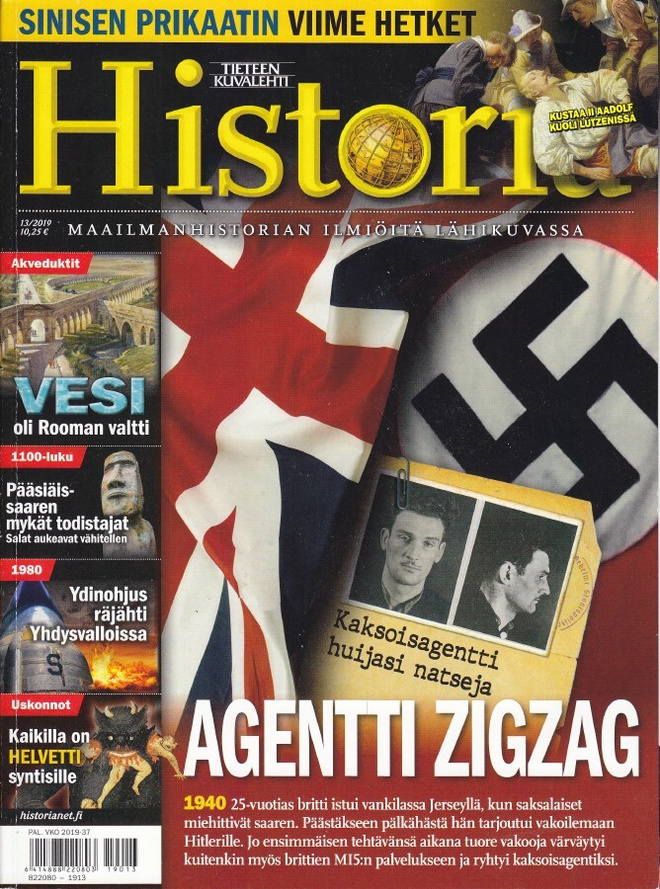 Tieteen Kuvalehti HISTORIA 13/2019 Agentti Zigzag