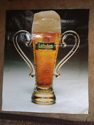 Lahden mieto olut I juliste, 50cm x 61cm