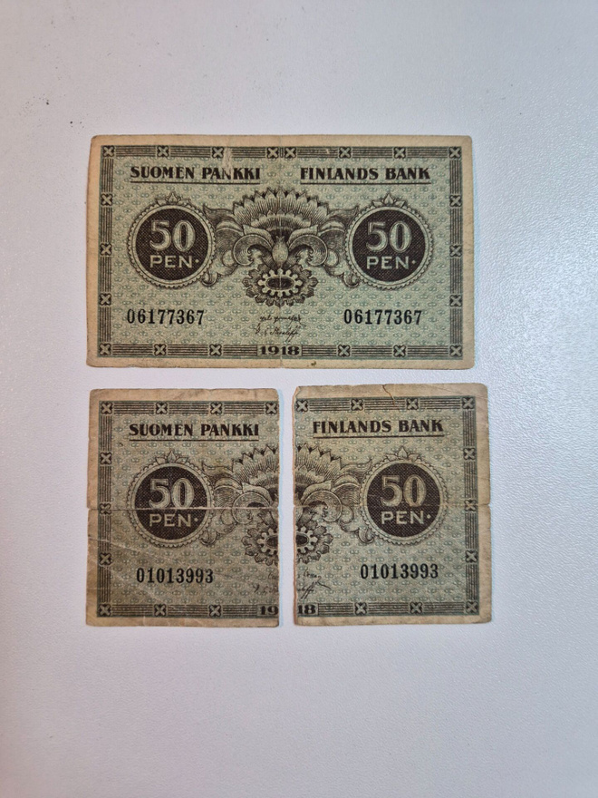 Suomi	1918 50 penniä  (14357)