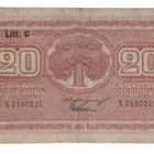 20 Markkaa 1922 Litt. C X0190027 - pikkukuva 1