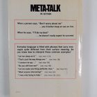 Gerard I. Nierenberg ym. : Meta-talk - Guide to Hidden Me... - pikkukuva 2