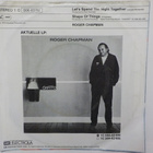 ROGER CHAPMAN - LET 'S SPEND THE NIGHT TOGETHER - EX+/EX- 7" - pikkukuva 2