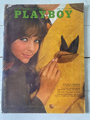 Playboy - april 1968 - hyväkuntoinen