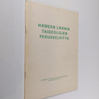 Heikki Pääkkönen : Hämeen läänin taideolojen perusselvitys - pikkukuva 1