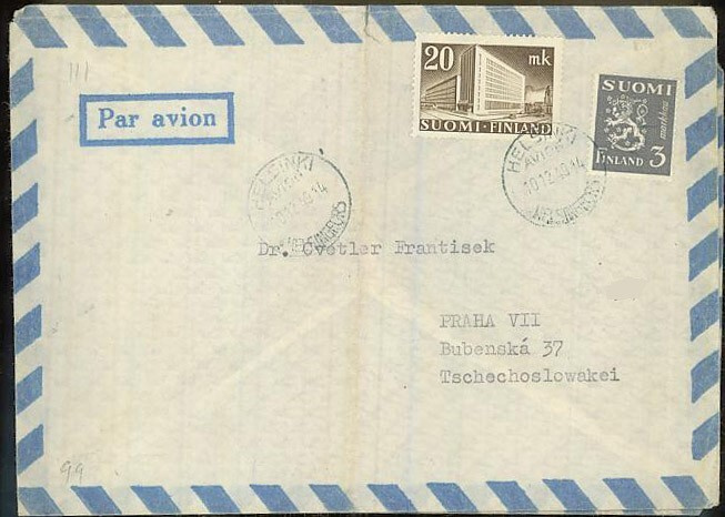 M30 1949  lentokirje CSR:ään