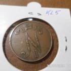 5  penniä 1908   Rahakehyksessä  Kl  5  Siisti raha - pikkukuva 2