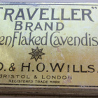 VANHA Tupakka Aski Wills Traveller Golden Flake Cavendish - pikkukuva 1