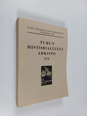 Turun historiallinen arkisto XIX